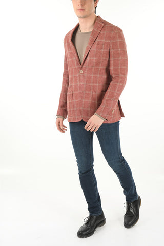 ID Unlined IDENTITY Windowpane Check Blazer