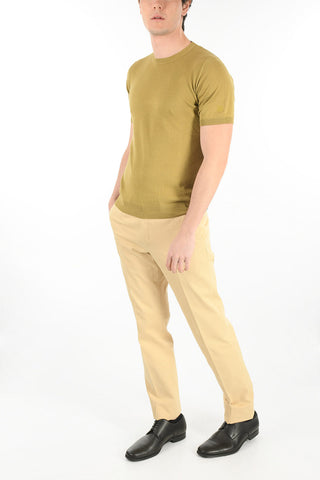 Cotton Short Sleeve Sweater