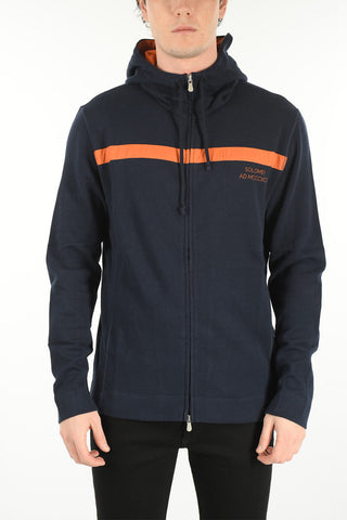 Felpa SOLOMEI con Cappuccio e Inserti in Nylon