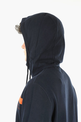Felpa SOLOMEI con Cappuccio e Inserti in Nylon