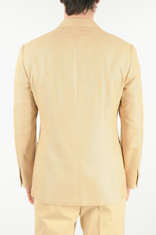 Blazer LEADER SOFT in Misto Seta con Tasche a Toppa