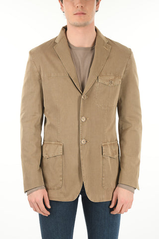 ID Cotton and Silk 3 Button Blazer