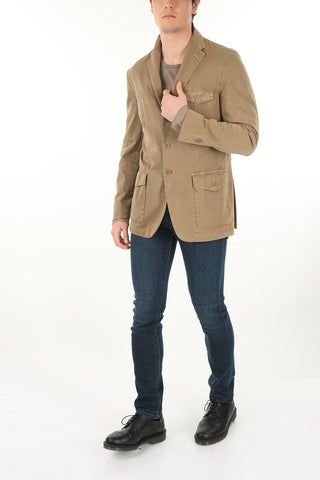 ID Cotton and Silk 3 Button Blazer