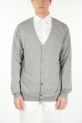 Buttoned Virgin Wool Cardigan