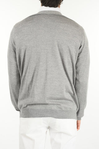 Buttoned Virgin Wool Cardigan