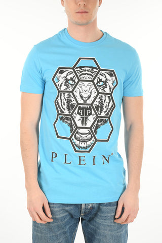 Cotton HEXAGON TIGER T-Shirt