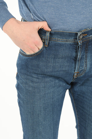 ID LUXURY DENIM Stretchy Mid Rise Jeans 17cm