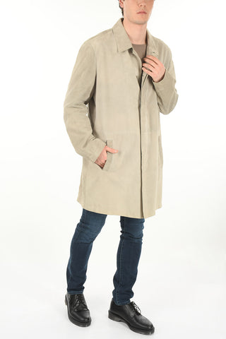 ID Suede Raincoat