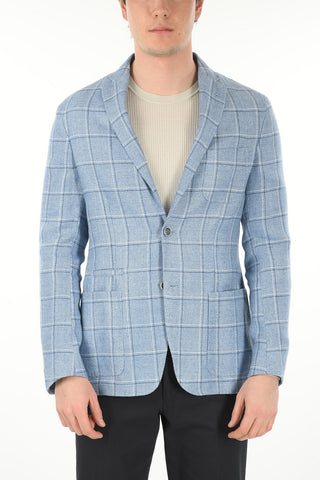 ID Unlined IDENTITY Windowpane Check Blazer