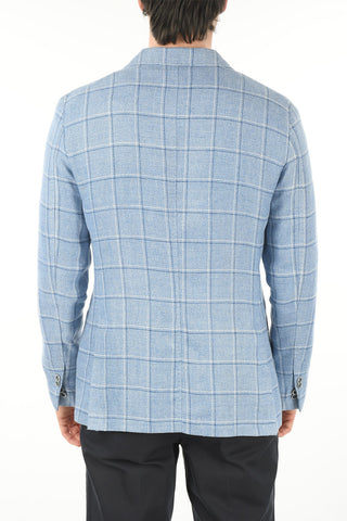 ID Unlined IDENTITY Windowpane Check Blazer
