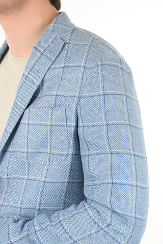 ID Unlined IDENTITY Windowpane Check Blazer