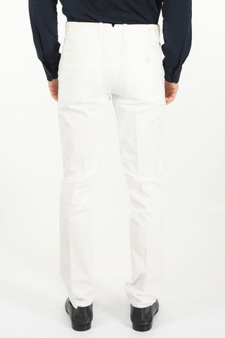 ID Five-Pocket Stretch Cotton Trousers