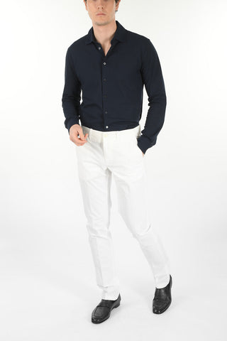 ID Five-Pocket Stretch Cotton Trousers