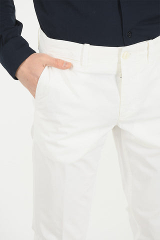 ID Five-Pocket Stretch Cotton Trousers