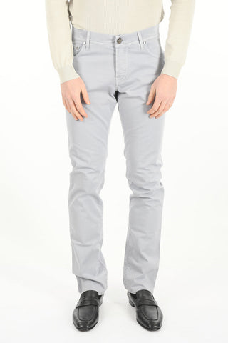 ID Five-Pocket Stretch Denim Trousers