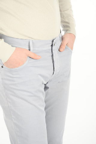 ID Five-Pocket Stretch Denim Trousers