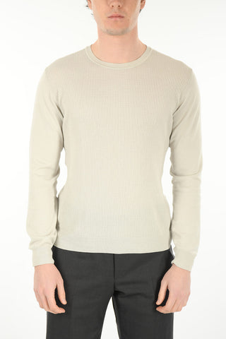Crew Neck Cotton Sweater