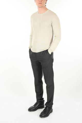 Crew Neck Cotton Sweater