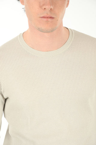 Crew Neck Cotton Sweater