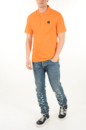 Embroidered SIGNATURE Cotton Polo