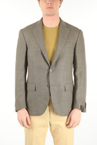 Notch Lapel LEADER SOFT Wool and Silk Blazer