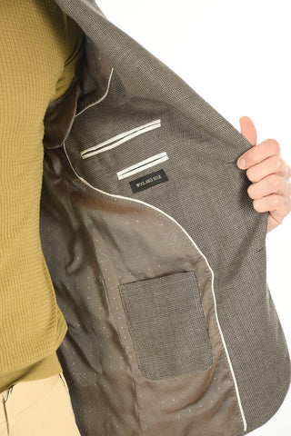 Notch Lapel LEADER SOFT Wool and Silk Blazer