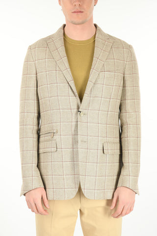 ID Zipped Pocket IDENTITY Windowpane Blazer