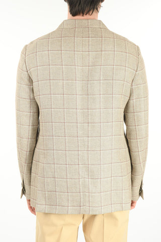 ID Zipped Pocket IDENTITY Windowpane Blazer