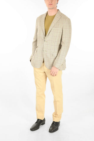 ID Zipped Pocket IDENTITY Windowpane Blazer