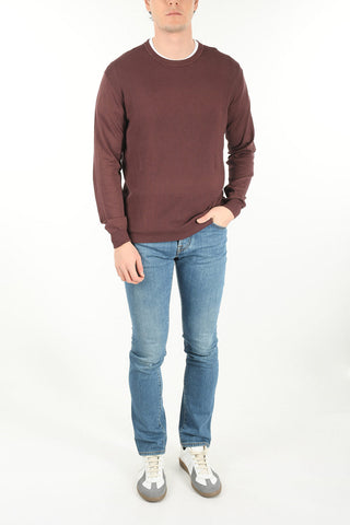 Crew Neck Cotton Sweater