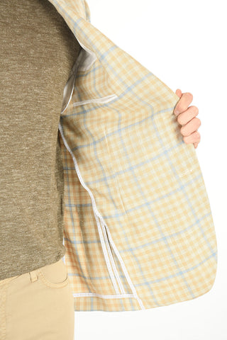 3 Button RESORT Tattersall Blazer