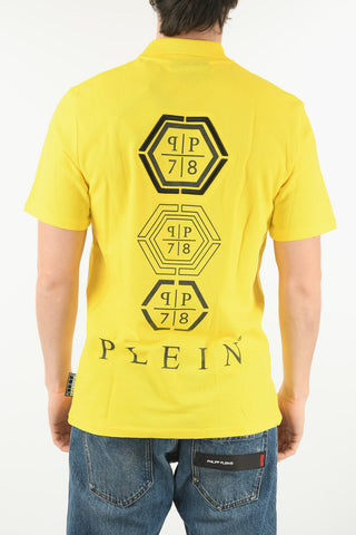 Polo HEXAGON in Cotone con Stampe e Ricami