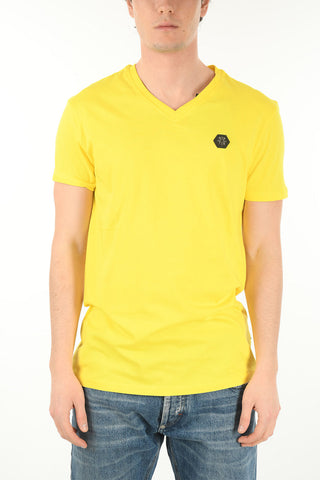 V Neck HEXAGON TIGER T-Shirt