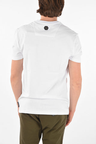 HOMME T-Shirt Girocollo con Stampa Frontale