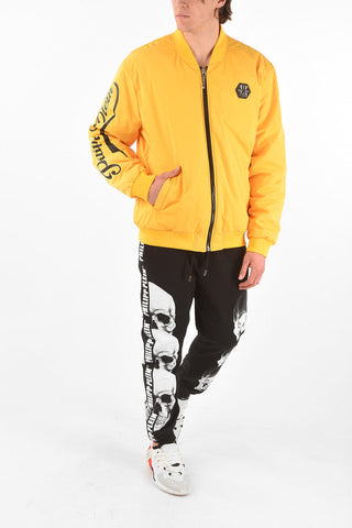 HOMME EST.1978 padded bomber with zip clousure