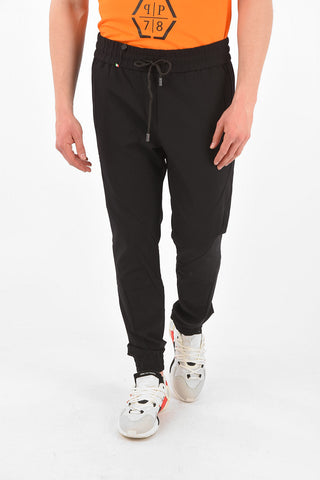 HOMME EST.1978 drawstring waist 2 pockets STATEMENT jogger pants