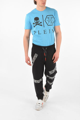 HOMME pantaloni jogger con strass