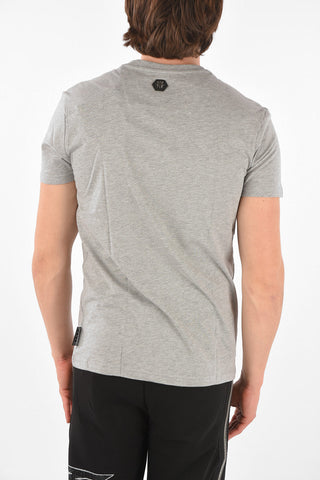 HOMME tiger printed crew-neck t-shirt
