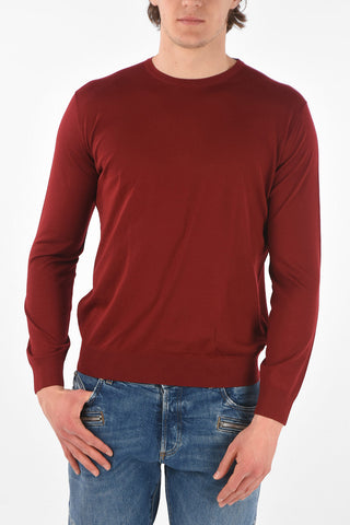 Crew Neck Extrafine Virgin Wool Sweater