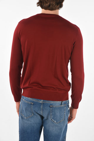 Crew Neck Extrafine Virgin Wool Sweater