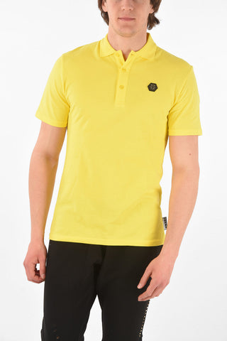 HOMME Cotton ALLOVER SKULL Polo shirt