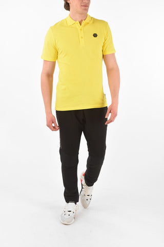 HOMME Cotton ALLOVER SKULL Polo shirt