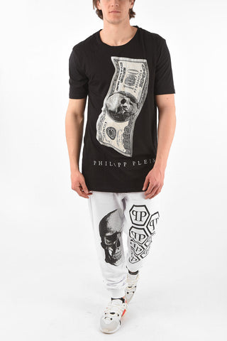BLACK CUT EST.1978 T-Shirt Girocollo con Strass