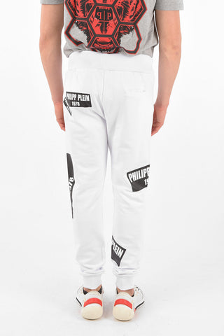 HOMME logo printed jogger pants