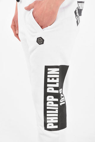 HOMME logo printed jogger pants
