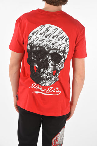 HOMME EST.1978 T-Shirt in Cotone con Collo a V