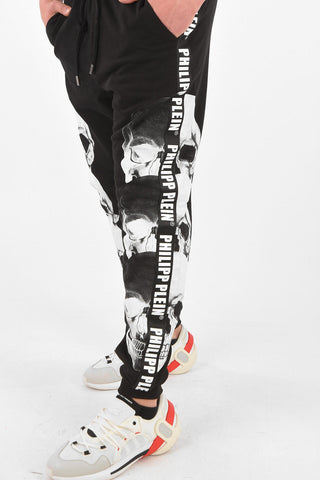 HOMME EST.1978 logoed side band jogger pants