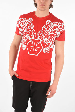 HOMME t-shirt girocollo stampata