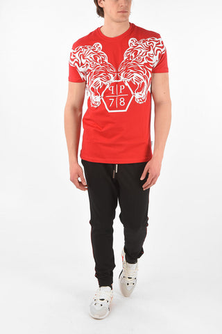 HOMME t-shirt girocollo stampata
