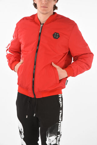 HOMME EST.1978 padded 2 pockets bomber with zip closure